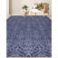 Jakat Damask Area Rug in Blue