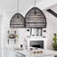 Aracelie 1 - Light Black Dome Pendant-1192592130