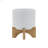 PLANTER ON WOODEN STAND