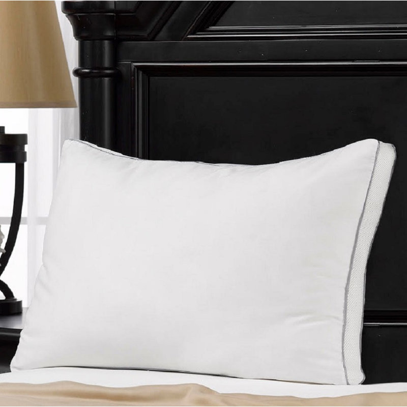 Boden Cotton Mesh Gusseted Memory Fiber Pillow, Standard