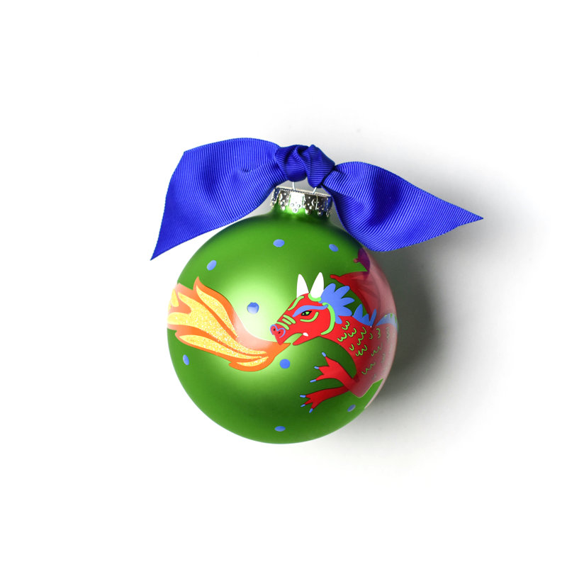 3.94'' Glass People Ball Ornament