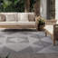 Tapis intérieur / extérieur gris foncé et argenté April-778105860