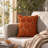 Halloween Embroidered Velvet Throw Pillow Cover