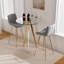 Ensemble de salle à manger 3 pièces avec tabouret de bar et tabouret de bar en velours (ensemble de 3)-202786766