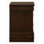 Ensemble de chambre à coucher 3 pièces Henri Charles Cappuccino Eastern King comprenant un lit traîneau, une commode et une table de chevet.