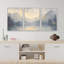 "Misty Mountain and Forest Illustration Modern Art Decor Chic Living Room Office Room" - 3 pièces-100780796-100780793