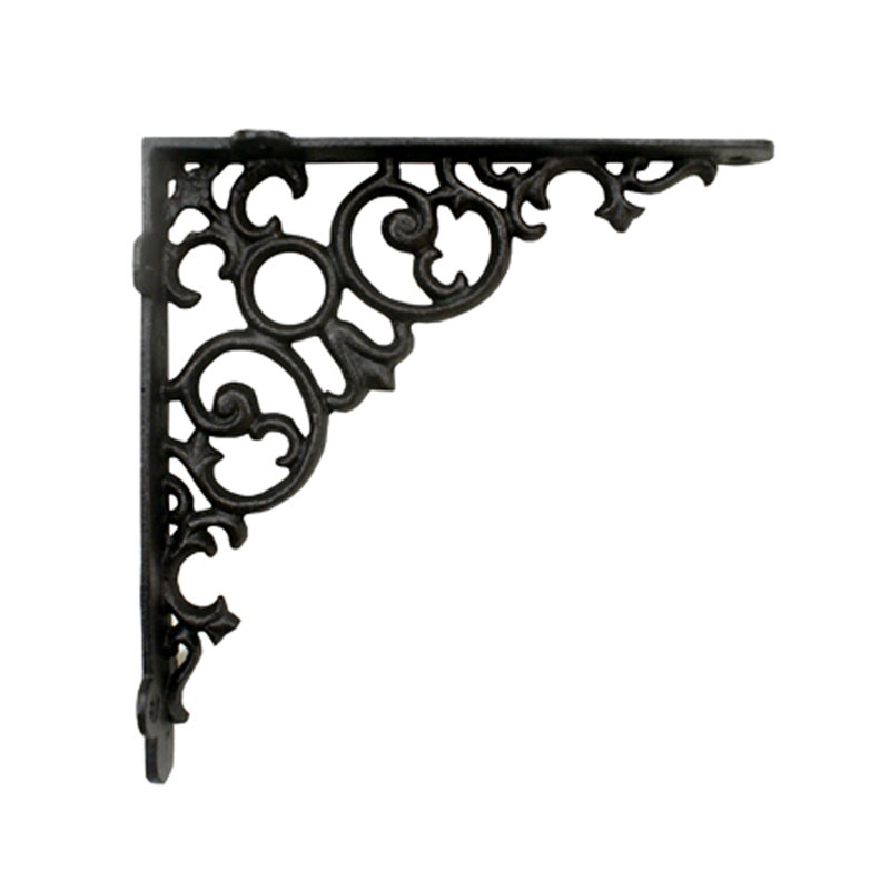 homerville Scroll Shelf Bracket, Black