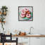 Giclée encadrée de beignets roses givrés, design par Tina LeCour-11372704-11372705