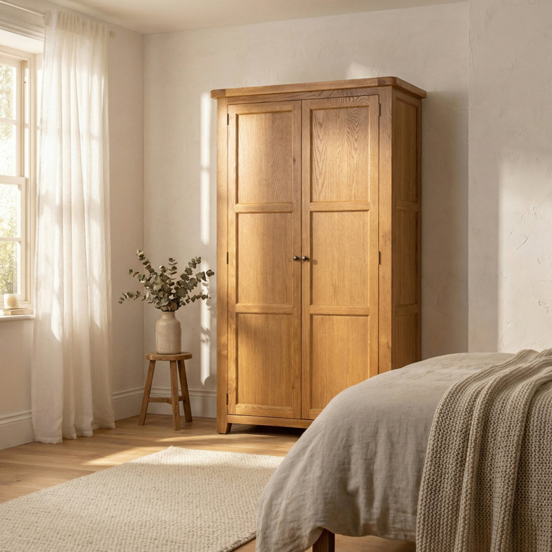 Thornbury 2 Door Solid Wood Wardrobe