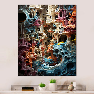 «Surrealism chaotic colours architecture I» sur