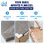 Panneau mural gris foncé Falkirk Irvine II 23,6 po x 47,2 po SPC (paquet de 4)-118110619