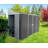 Absco Durango 10 ft. W x 5 ft. D Metal Lean-To Bike Shed-92300995