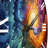 Neon Spin I - Abstract Spirals Wall Clock-93393244