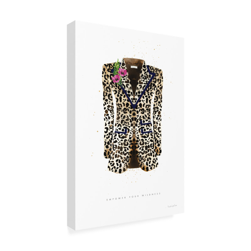 Empower Your Wildness Leopard Print Canvas Art