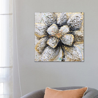 Explosion of Petals by Britt Hallowell - 1 Piece Wrapped Canvas Wall Art