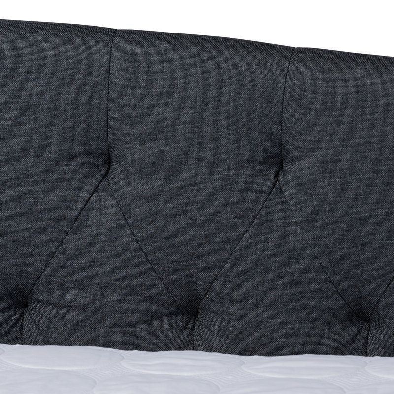 Lit de jour Eppie, Grand lit, Gris foncé