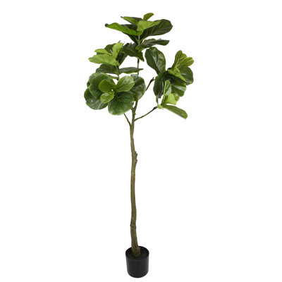68'' Faux Fiddle Leaf Fig Tree in Pot Liner