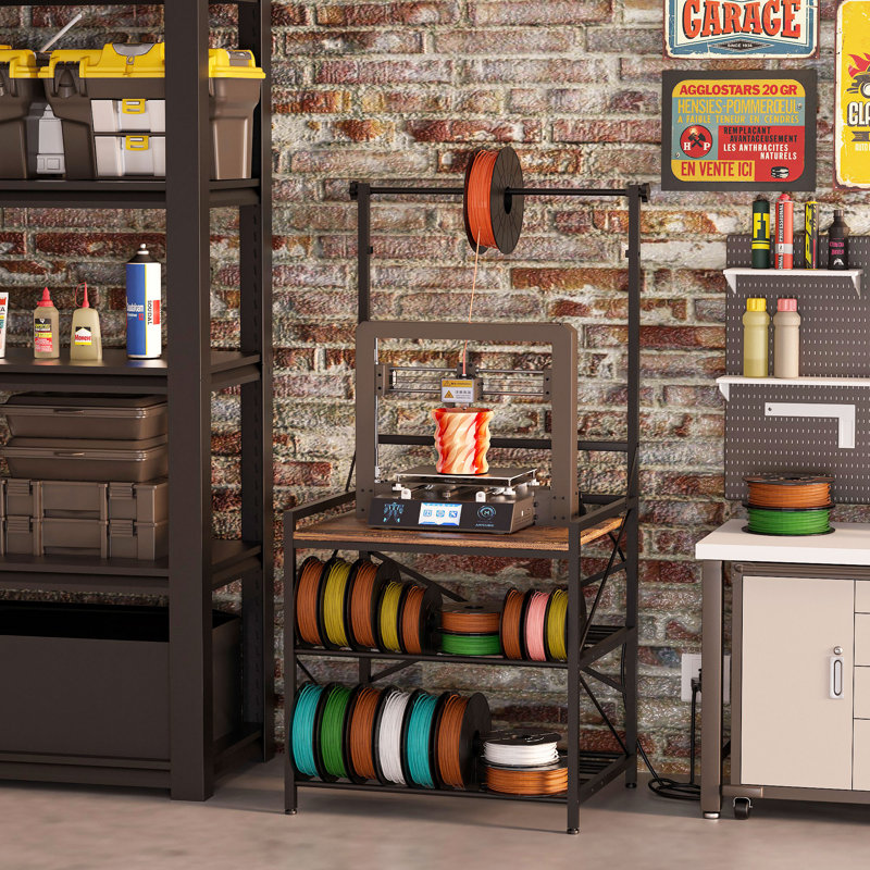 3d Printer Table With Filaments Storage