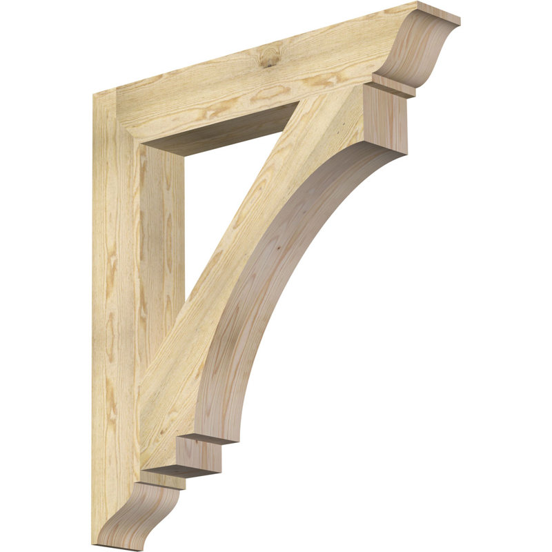 Support de scie brute impériale traditionnelle l 6 po x P 38 po x H 42 po, Sapin de Douglas, H 42 po x l 6 po x P 38 po