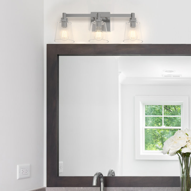 Montford 3-Light 6.25” Wide Vanity Light, Brushed Nickel