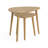 Como Oak Nest of 2 Tables