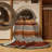 Washable Auburn Light Gray Striped Area Rug