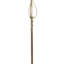 Almond 152cm Chrome Traditional Floor Lamp