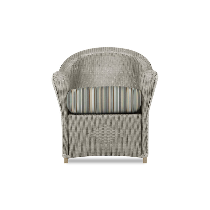Reflections Outdoor Dining Armchair, Pewter, Lima Heron