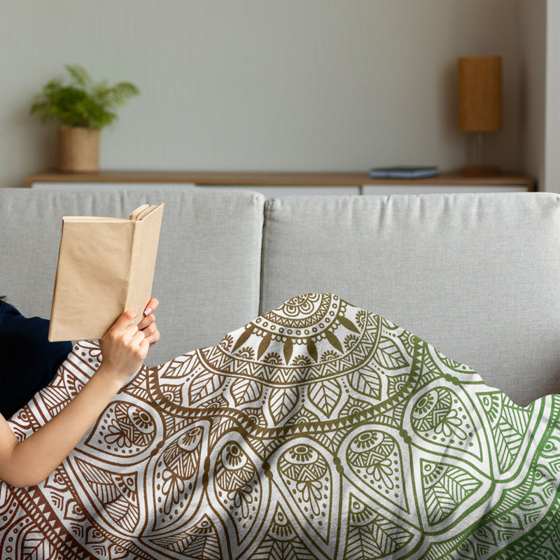 Hand Woven Throw Blanket, 50" x 70"