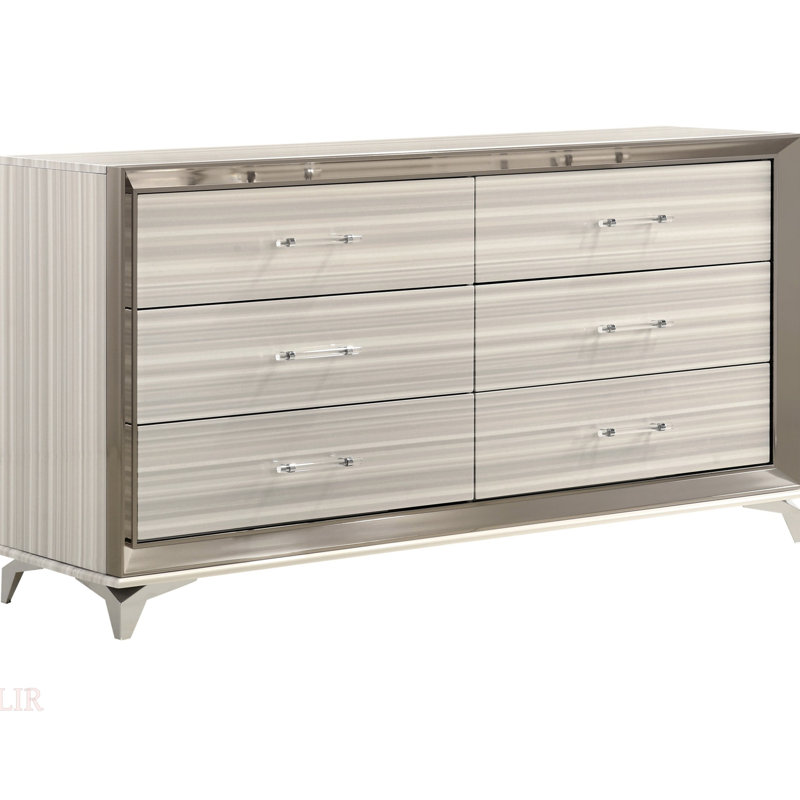 Vaisselier blanc Star (commode