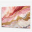 «Rose and Gold Enchanted Spills I», art mural abstrait en acrylique-2041790108
