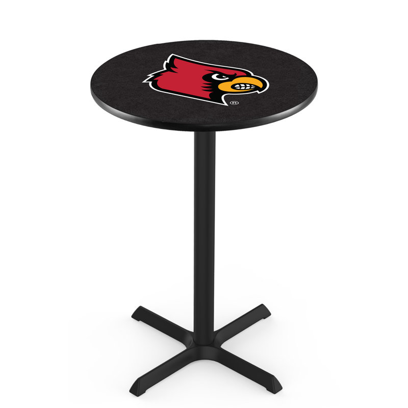 Round Metal Base Dining Table, University of Louisville
