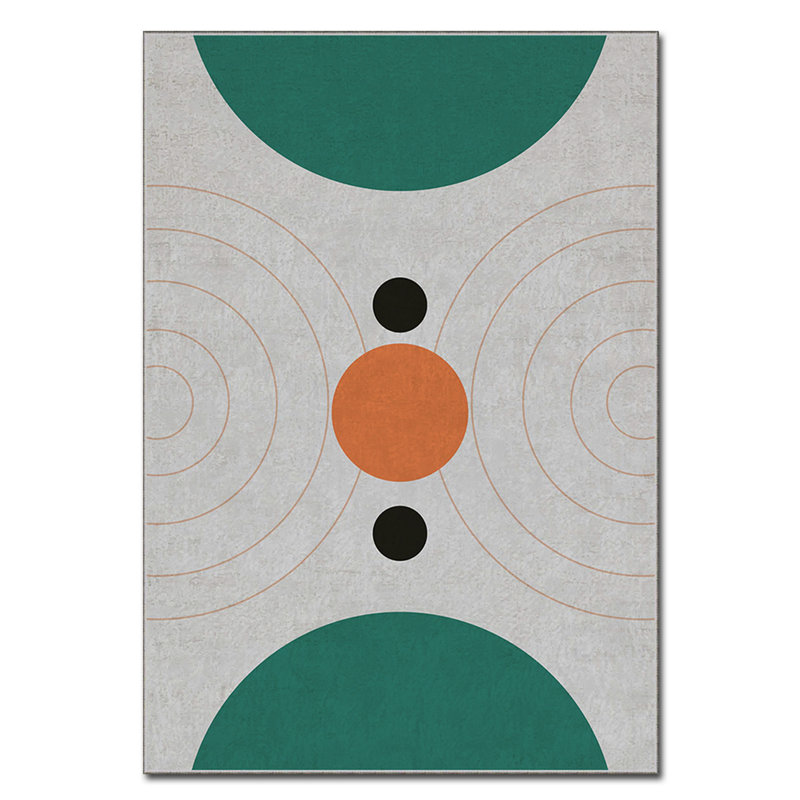 Geometric Indoor Rug, Rectangle 5'3" x 7'7"