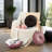 Echo Buttons Velvet Throw Pillow-1802709525