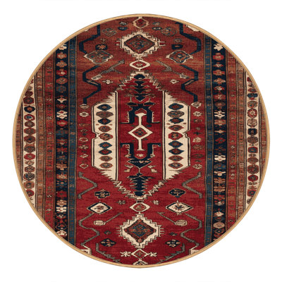 Machine Washable Turkish Brown Area Rug