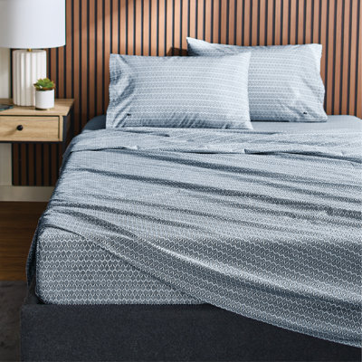 Ensemble de draps 100% coton percale Lacoste