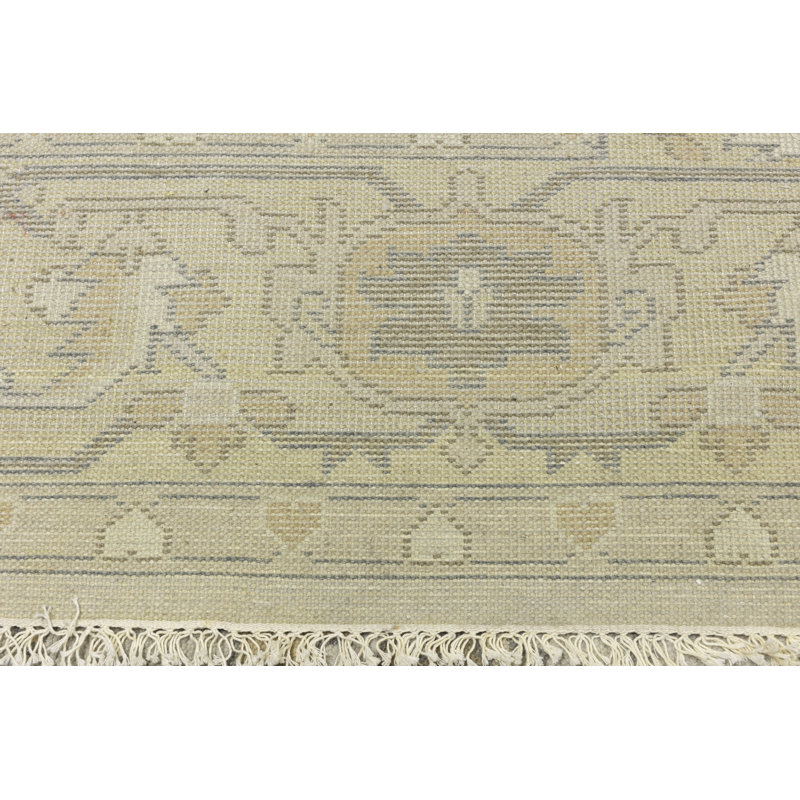 Tapis oriental gris Oushak Chobi