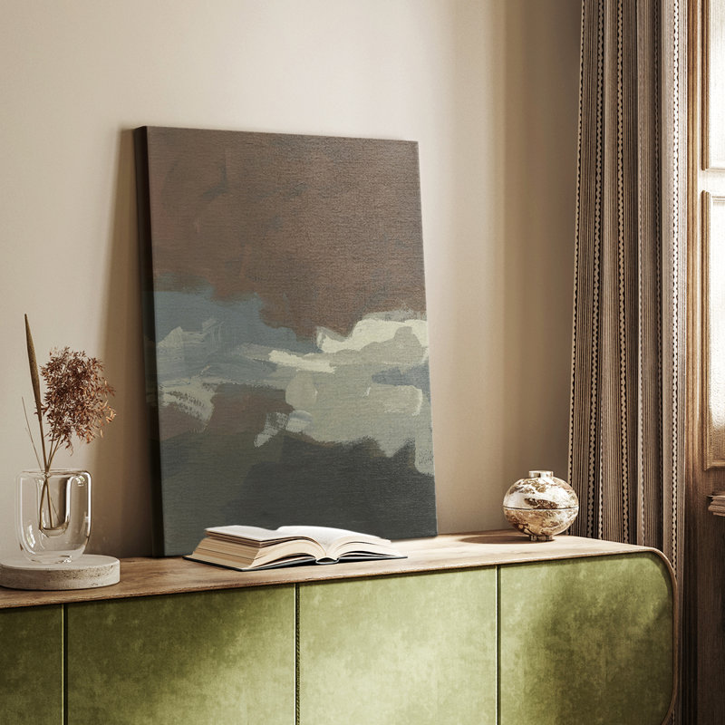 Mudstone Swath I - galerie Cavas sur mesure, H 48 po x l 32 po