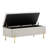 Yvonne Velvet Upholstered Storage Bench-432626417