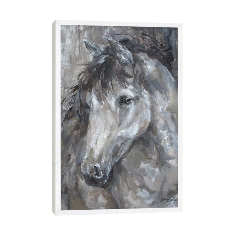 Grace 1 Piece Wall Art on Canvas, 66.04 cm H x 45.72 cm W, White Framed