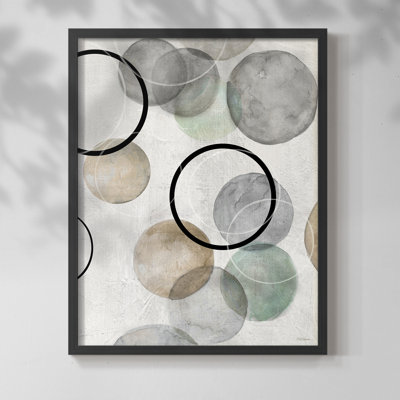 Bubbles I Framed Print - Solid Wood