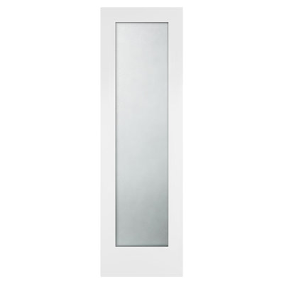 Porte intérieure 80 po. X 80 po + 3/8 po Panneau de verre 1 givre