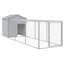 Poulailler avec couloir et grillage Drayten-204833975-204680068