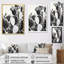 «Black White Minimalisme Cactus I» sur toile-684055435-684055449