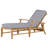 Croquet Teak Chaise Without Wheel - Natural Teak-70063425-70063431-20521780