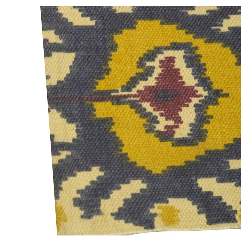 Flatweave Wool Ikat Area Rug in Multi
