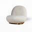 Méridienne Leif White Plush Glam