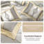 Ensemble d'édredon en jacquard en microfibre 15 pièces Kath-1754622928-1790802380