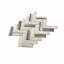 Recycled Glass Herringbone Mosaic Tile-61485204