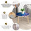 Ensemble de 2 tables basses gigognes Triangle
